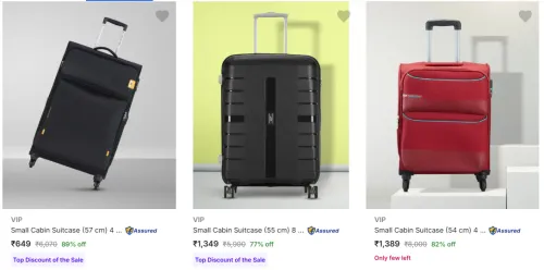 Image of Vip Suitcases upto 89% Discount