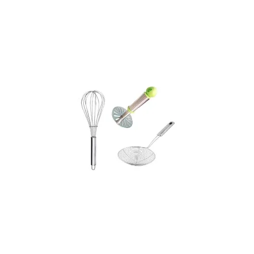 Image of Vipron Kitchen Stainless Steel Fry Strainer 3 pcs