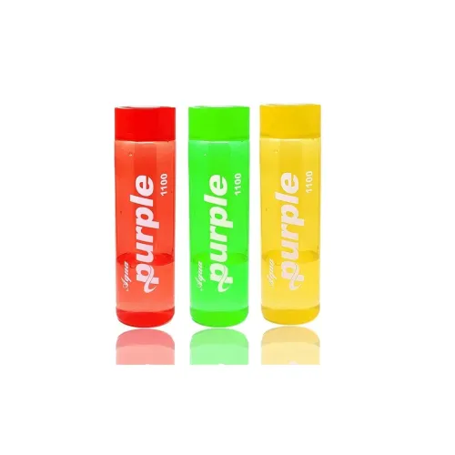 Image of vipron Aqua Purple Plastic Water Bottle (pack of 3)