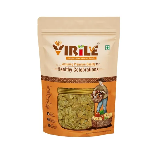 Image of VIRILE Premium Raisins Seedless /Kishmish, 400g (Pack of 2)