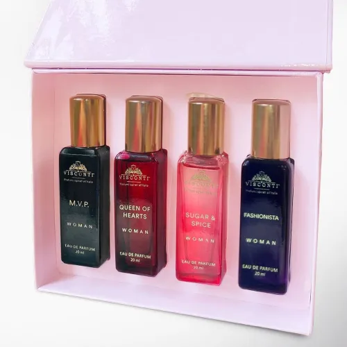 Image of VISCONTI Premium Perfume Gift Set | Pack of 4X20ml