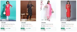 Vishudh Kurtas at minimum 89% Discount
