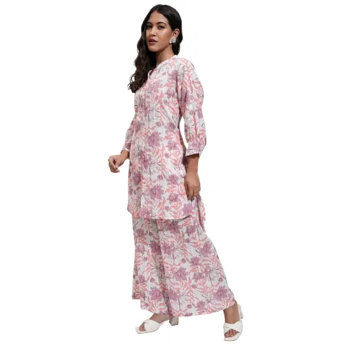 Image of Vishudh Women's Co-ord Set | Trendy Matching Set for Casual & Chic Looks | Stylish Top & Bottom Co-ord for Women