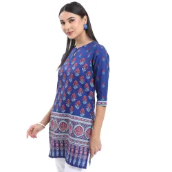 Vishudh Womens Short Kurta | Regular Fit