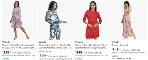 Image of Vishudh Women’s Clothing up t 90% Discount