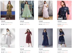Vishudh Womens Dresses @ Minimum 80% Discount