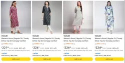 Vishudh Womens Dresses upto 80% discount
