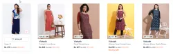 Vishudh womens kurtas minimum 80% discount 