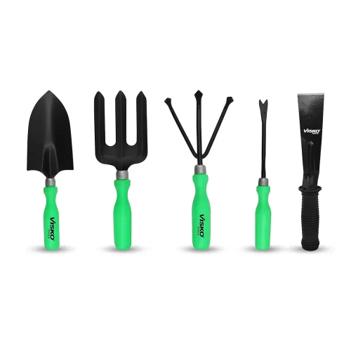 Image of Visko GTK Garden Tool kit (Green and Black, 5-Pieces)