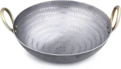 Vismay Kadhai 25 cm diameter 1.5 L capacity (Iron, Induction Bottom)