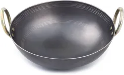 Vismay Kadhai 20 cm diameter 0.5 L capacity (Iron, Non-stick)