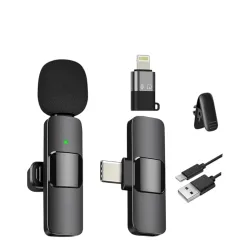 VITALWEAR Single Wireless Microphone Mic K8 Black