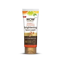 WOW Skin Science Brightening Vitamin C & Niacinamide Face Wash | For Brighter Glow | Paraben & Sulphates Free | Face Was