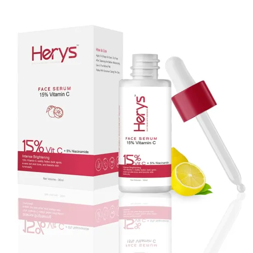 Image of Herys 15% Vitamin C Serum for Glowing Skin | for Oily, Dry & Combination Skin | Reduce Pigmentation & Dark Spot | 