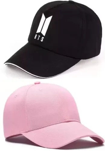 Image of Vitota Solid Sports/Regular Cap (Pack of 2)