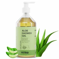 Vitro Aloe Vera Shower Gel | Hydrating and Nourishing Body Wash with Aloe Vera