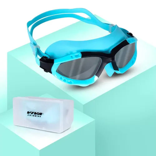 Image of Viva Swimming Discovery Mask Goggle Comfortable Cushioned with Head Strap Adjustment Adult Swimming Goggles | Anti Fog U