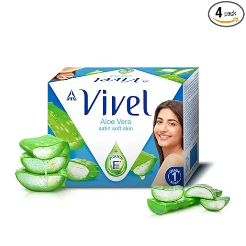 Image of Vivel Aloe Vera Bathing Soap 4Pcs*150g