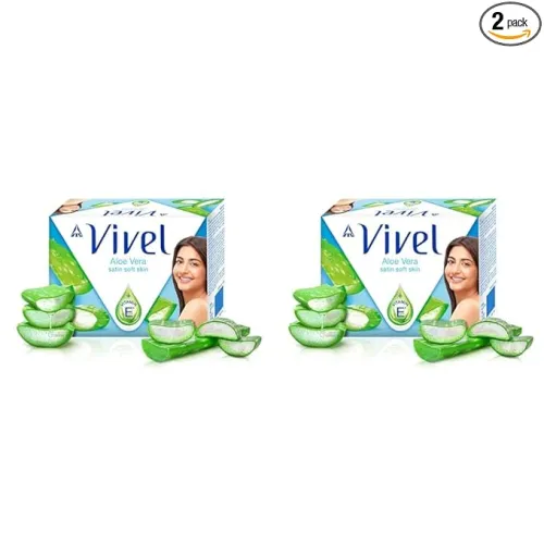 Image of Vivel Aloe Vera Bathing Soap with Vitamin E for Soft Glowing skin, po8