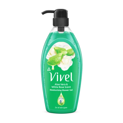 Image of Vivel Aloe Vera & White Rose Moisturizing Shower Gel , with Plant Based Cleansers (895 ml)