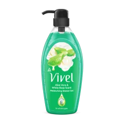 Vivel Aloe Vera & White Rose Moisturizing Shower Gel , with Plant Based Cleansers (895 ml)