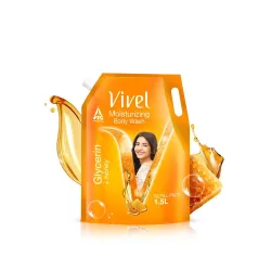 Vivel Moisturizing Body Wash Glycerin & Honey Shower Gel 1500ml