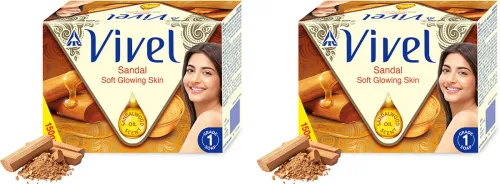 Image of Vivel Sandal Oil Soap, BIS Grade 1 Bath Soap With 76% TFM