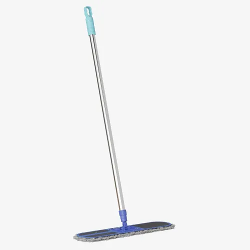 Image of Vivela by Lifelong Wet and Dry Microfiber Floor Mop | Stainless Steel Handle with 360° Rotating Head | Reusable Washable