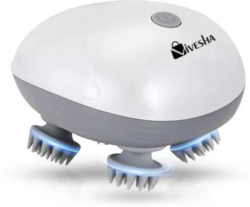 Image of Vivesha Cordless Rechargeable Handheld Scalp And Full Body Massager Inhaler (1 Units)