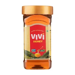 VIVI Natural Honey - 500g | 100% Pure Honey | No Sugar Adulteration | Naturally Rich in Anti-Oxidants | Non-GMO Project 
