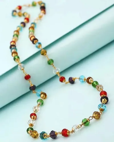 Image of Vivity Multi Color Gold Plated Maharaja