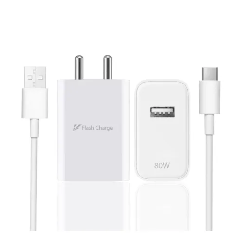 Image of Vivo 80W Flash Charger 3.0 USB-A Adapter
