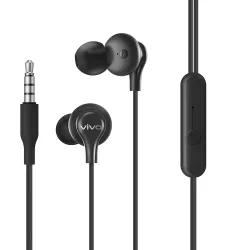vivo Colour in-Ear Wired Headphones - Black