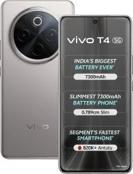 vivo T4 5G (Phantom Grey, 128 GB)  (8 GB RAM)