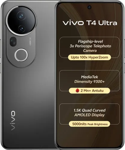 Image of vivo T4 Ultra 5G (Meteor Grey, 256 GB)  (8 GB RAM)