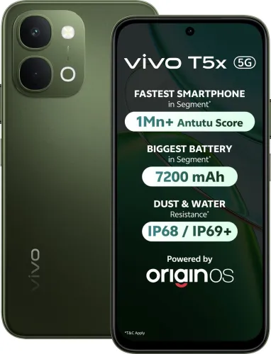 Image of vivo T5x 5G (Cosmic Green, 128 GB)