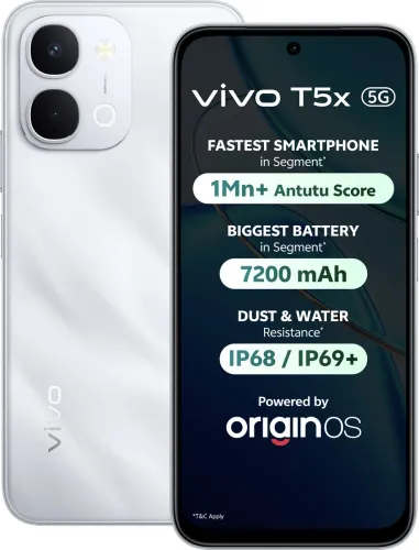Image of vivo T5x 5G (Star Silver, 128 GB) (6 GB RAM)