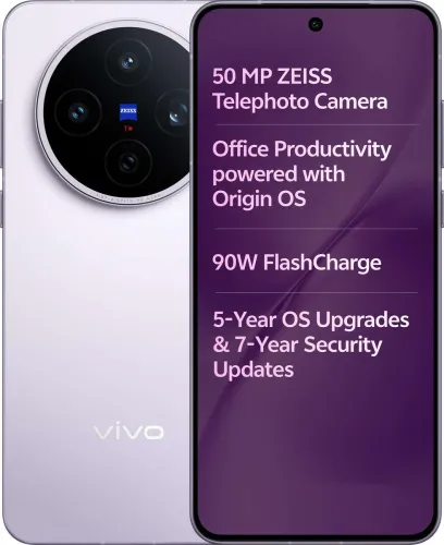 Image of vivo X200T (Seaside Lilac, 512 GB) (12 GB RAM)