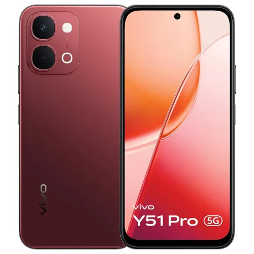 Image of vivo Y51 Pro 5G 8GB 256GB Crimson Red Smartphone