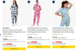 VJ Fashion Womens Cotton Lycra at minimum 63% Discount
