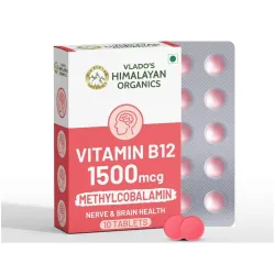 Vlado's Himalayan Organics Methylcobalamin upplement -10 Tablets
