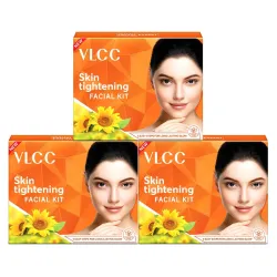 VLCC Skin Tightening Facial Kit - 25g X 3 (75g) 