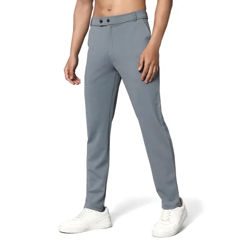 Image of Vogaan Stretchable Casual Pants Men Trousers