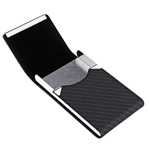 Image of VOGARD Genuine Leather Card Holder with RFID Blocking
