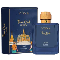 VOKKA Thai Oud 100 ml | Unisex Luxury Long Lasting Woody Perfume For Men And Women | Woody Oriental Scent Eau De Parfum 