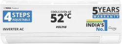 Voltas 2025 Model 1 Ton 5 Star Split Inverter 4-IN-1 Adjustable Mode | Energy Efficient | High Ambient Cooling (even at 