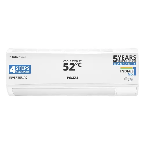 Image of Voltas 125V Vectra CAW 1 ton 5 star inverter Split AC | 4-IN-1 Adjustable mode | Energy Efficient | High ambient Cooling