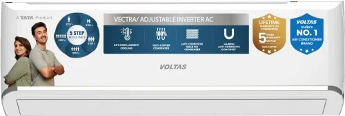 Image of Voltas 2026 Model 1.5 Ton 3 Star Split Inverter AC (183INV CAN(4504114), White)