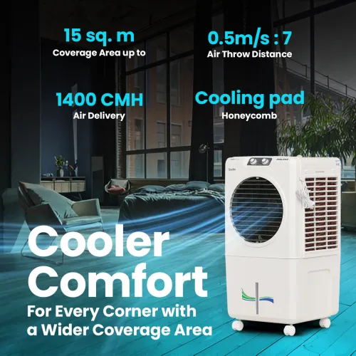 Image of Voltas 36 L Room/Personal Air Cooler (Grey & White, Delite 36)