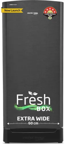 Image of Voltas Beko 183L 5 Star Single Door Fridge – Dark Grey (RDC215A)